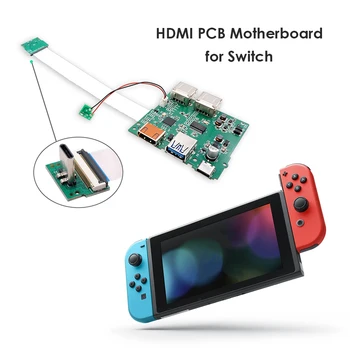 Pereiti Bazės Dokas PCB Modulis Įkrovimo Plokštė Pagrindinė plokštė Nintendo Jungiklis su TIPAS-C-HDMI-Suderinama Dokas