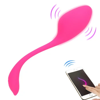 Peršokti Kiaušinių Vibratorius, Sekso Žaislai Moterims, Vibruojantis Kiaušinis G Spot Massager USB įkrovimo Analinis Klitorio Stimuliacija APP 10 Greitį Silikono
