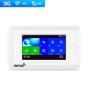 PG106 3G GSM WiFi, pradžia Saugumo, Signalizacijos Sistemos Palaikymas App Kontrolės RFID kortelę Saulės Sirenos 