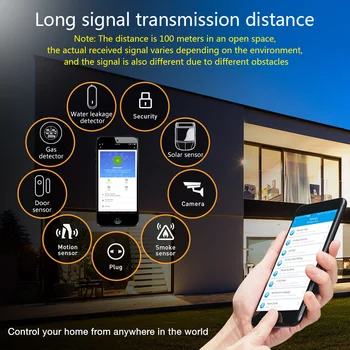 PGST PG105 3G 4G Signalizacijos Sistemos Saugumo Belaidžio Namų Signalizacijos WiFi Paramos Alexa Įsilaužimo Signalizacijos Komplektai Tuya Smart Gyvenimo