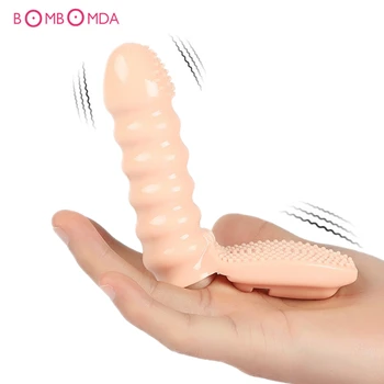 Pirštu, Dildo, Vibratoriai Sekso Žaislai Suaugusiems Moterų Vibracija Piršto G-spot Klitorio Stimuliatorius Makšties Massager Moterų Masturbator