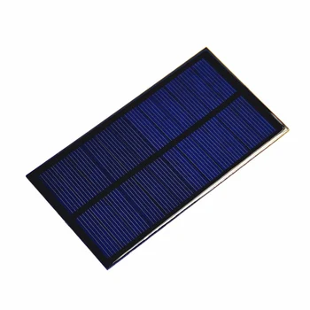 Polikristaliniai Saulės Skydelis 1W 6 V Nešiojamųjų Elektroninių PASIDARYK pats Modulis Lauko Baterijų Elementų Kroviklis