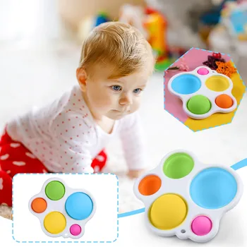 Pop Riebalų Smegenų Žaislai Paprasta Dimple Fidget Žaislų Kūdikių Ankstyvojo Ugdymo Žvalgybos Ir Intensyvaus Mokymo Žaislai Fidge
