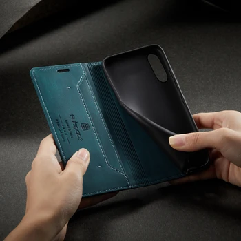 Prabangus Magnetinis Knygų Oda Stovėti Telefono dėklas, Skirtas Samsung Galaxy Note, 20 Ultra S8 Plius S9 S10 S20 FE S21 Apversti Kortelės Laikiklio Dangtelį