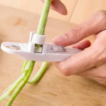 Prancūzų Stiliaus Žaliųjų Pupelių, Daržovių Runner Slicer Cutter Virtuvės Sijos Plieno Valiklis Rankena M8J8 Įrankiai Skustukas Pl H3S1