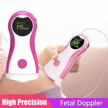 Prenatalinė Vaisiaus Doplerio Namų Echolotai Kūdikių Sveikatai Stebėti Stetoskopas Nešiojamų Klausykitės Kūdikio Ultragarso Doplerio Ne Radiacija
