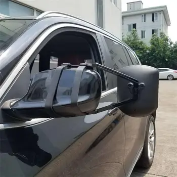 Priekabos Vilkimo Dual Veidrodis Automobilių Clip-on Veidrodis Pratęsimo Vilkimo Veidrodis, Stiklas, Sunkvežimių Blind Spot Veidrodėliai Reguliuojami Veidrodėliai Pratęsimo