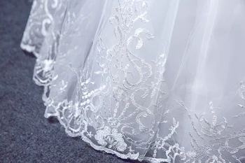 PRXD-6016#Vestuvinė Suknelė Didmeninė Nėrinių Siuvinėjimo Nuotaka Santuokos Suknelės Baltos spalvos Kamuolys Suknelė Gamyklos Kalėdų Karnavalas Plius Dydis