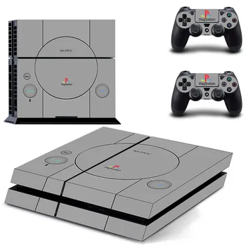 PS1 Stiliaus PS4 Lipdukai Play station 4 Odos Lipdukas Lipdukai PlayStation 4 PS4 Konsolės & Valdytojas Odos, Vinilo