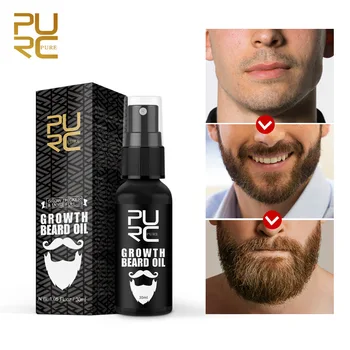 PURC Vyrai Augimo Barzda Aliejaus, Organinių Barzda Vaškas Balzamas Išvengti Barzda Natūralus Plaukų Slinkimas Produktų Barzda Priežiūros TSLM1
