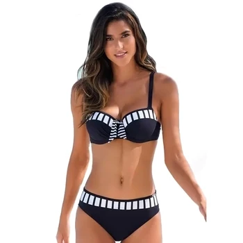 Push Up Sexy maudymosi Kostiumėliai Moterims Bikini Komplektas 2020 Naują Spausdinimo Biquini Moterų maudymosi kostiumėlį Brazilijos Maudymosi Kostiumą besimaudančių Paplūdimio Plaukimo Kostiumas