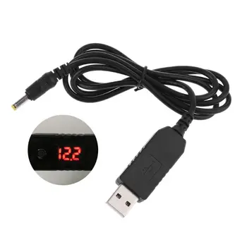 QC 3.0 USB 5V-12V Reguliuojamas Įtampos Žingsnis Iki 4.0x1.7mm Maitinimo Kabelis, Skirtas WiFi Maršrutizatorius, LED Lempos, Kraujo Spaudimo Monitorius