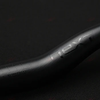 Race Face Šalia Kalnų dviračių UD Black Gloss Logotipas visas anglies rankenos anglies dviračio rankenos MTB dalys 31.8*660-740mm