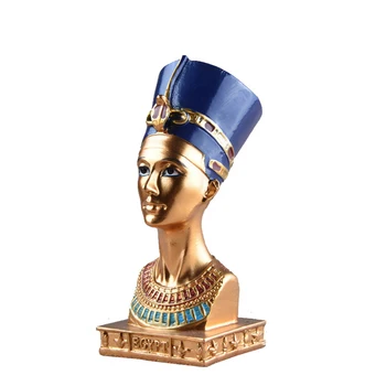 Rankomis Dažyti Dervos Amatų Buveinės Senovės Egipto Faraono Namų Papuošalas Senovinių Skulptūrų Miniatiūrinės Statulėlės Statula Apdaila