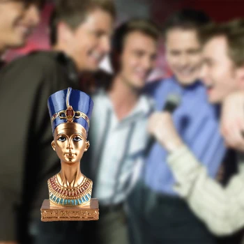 Rankomis Dažyti Dervos Amatų Buveinės Senovės Egipto Faraono Namų Papuošalas Senovinių Skulptūrų Miniatiūrinės Statulėlės Statula Apdaila