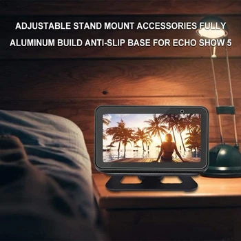 Reguliuojamas Stovo tvirtinimas Echo Rodo 5 Aliuminio Stovas 360° Pasukama Tilt Funkcija Anti-Slip Bazės