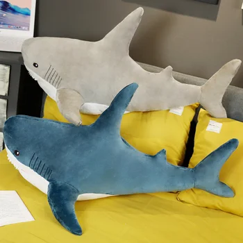 Ryklys pliušiniai žaislai mielas didelis lėlės ant lovos valdos miega ilgai, pagalvės cuddling pagalvės lėlės vaikų gimtadienio dovana