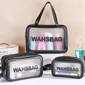 S/M/L Kosmetikos Krepšys Washbag Moterų Makiažas Saugojimo Maišeliai Kelionės Didelės Talpos Matinio Vandeniui Patogu Moterų Washbags