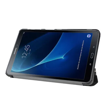 Samsung Galaxy Tab 6 A6 2016 SMT580 SM-T585 Atveju Sunku VNT Atgal Planšetinio kompiuterio Dangtelis Funda Samsung Galaxy Tab 10 1 2016 Atveju