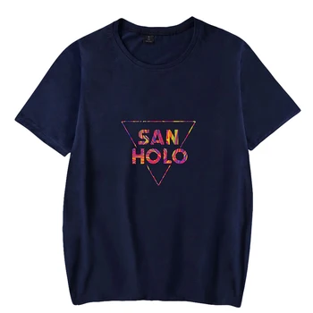 San Holo Mados Spaudinius, T-marškinėliai Moterims/Vyrams Vasaros trumpomis Rankovėmis Tshirts Karšto Pardavimo Atsitiktinis Streetwear Harajuku T shirts