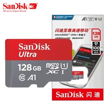 Sandisk A1tb Atminties Kortelė 16GB 32gb 64GB 128GB 200GB 256 GB 400GB Micro sd kortelės Class10 UHS-1 