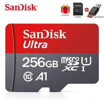 Sandisk Ultra Micro SD 64GB 128GB 256 GB 400GB 16G 32GB Micro SD Kortelė SD/TF Flash Kortelės Atminties Kortelė 32 64 128 gb 