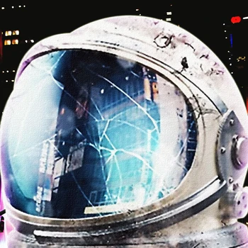 Sci-fi Pop-siurrealizmas Naktinis Gyvenimas Drobės Paveikslai Astronautas Plakatas ir Spausdinimo Cuadros Sienos Meno Nuotrauką Kambarį Namų Dekoro