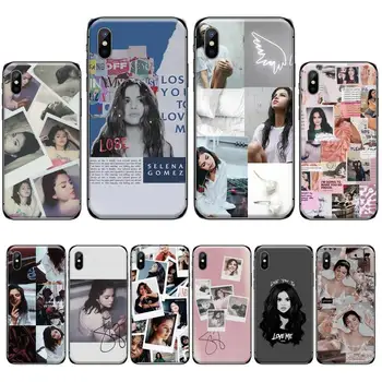 Selena Gomez Telefono dėklas skirtas iPhone 11 12 mini pro XS MAX 8 7 6 6S Plus X 5S SE 2020 XR
