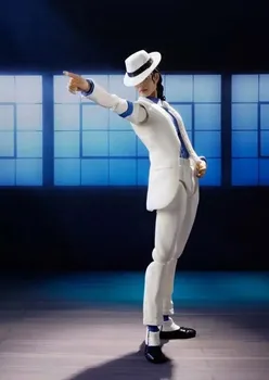SHF Michael Jackson Pav Sklandžiai Baudžiamosios Moonwalk Anti-gravity Action Figure Modelis Žaislas, Lėlė Dovana