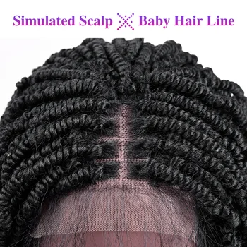 Silike Perukas Nerijos Afrikiečių Sintetinių Nėrimo Nerijos Plaukų Perukas 12 Colių Nėrimo Nerijos Plaukus Juoda Moterų