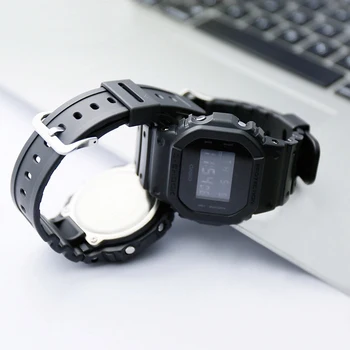 Silikono Dirželis Casio G-SHOCK DW5600 DW-5600/5000 DW-5030/5025 GWX-5600 GW-5000 Žiūrėti Vandeniui Gumos Watchbands su Logo