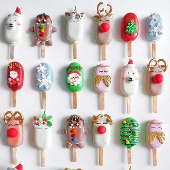 Silikono Popsicle Pelėsių Ice Cream Makers 