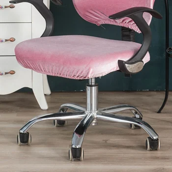 Silver fox aksomo padalinti Biuro Kompiuterio Kėdė Padengti Fotelis Atgal Sėdynės Padengti Ruožas Sukasi Liftas Sėdynės Padengti, Be Kėdė