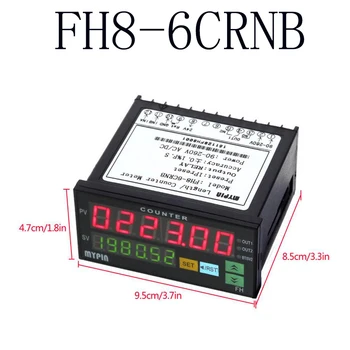 Skaitliukas Skaitmeninis 4/6 Bitų Skaitiklis/Taimeris FH8-6CRRB/FH4-4CRNB/FH8-6CRNB/FH7-6CRNB/FH8E-6CRNB/FH8-6CRNB Set /HH4-4RN Seminaras Įrankis
