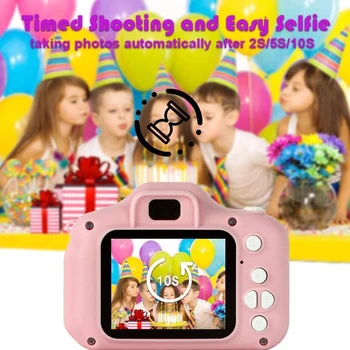 Skaitmeninis HD 1080P Mini Kamera Vaikams Žaislai, 2.0 Colių Vaikas, Gimtadienio Dovana Žaislai Vaikams Vaizdo įrašymo Kameros Kalbos Perjungimas