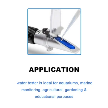 Skaitmeninis Refraktometras Sūraus vandens Druskingumas Testeris 0-100ppt Laikomo Vandens Koncentracija Akvariumo Akvakultūroje Veisimo Gravimeter