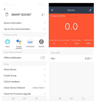 Smart Plug WiFi Lizdas ES 16A Galia Stebėti Laiko Funkcija Tuya SmartLife Dirba Su Alexa, Google APP Kontrolės Asistentas