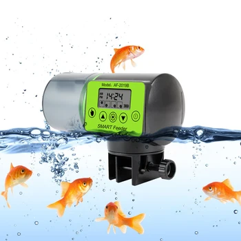 Smart Žuvų Bako Automatinis Laikmatis Finansuojančiojo Mašina Akvariumas Pažangios Kontrolės Laikas LCD Nurodyti Šėrimo Balionėlis Priedai