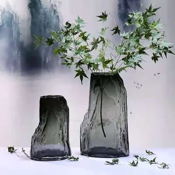 Sode Šiaurės Ins Šviesos Prabanga Paprasta Kūrybos Stiklo Vaza Vandens Šviežių Gėlių, Džiovintų Gėlių Darbastalio Papuošalai Artware
