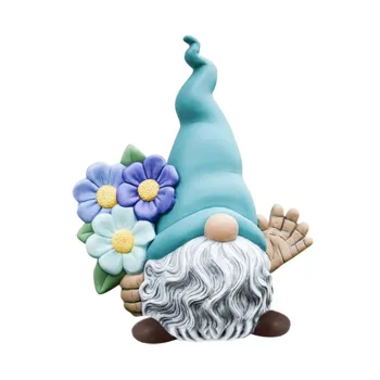 Sodo Gnome Statula Gnome Lauko Sveiki Pasirašyti Ranka-Dažytos Ir Specialios Dangos Namų Puošybai Šiuolaikinės