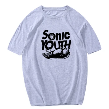 Sonic jaunimo roko grupė marškinėliai vyrams medvilnės Hop-klubo 