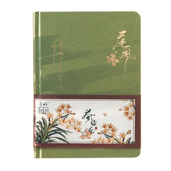 Spalva Viduje Puslapių Sąsiuvinis Kinų Stiliaus Kūrybos Hardcover Dienoraštis Knygos Savaitės Planavimo Vadovas Raštu Pagalvėlės užrašų knygelė Dovana N7MC