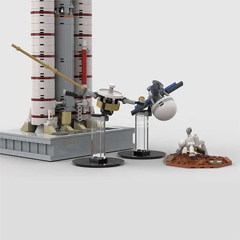 SS Space Serijos Raketų Titan IIIE Centaurus Blokai Kit Ka Bazės 