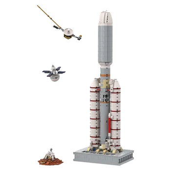 SS Space Serijos Raketų Titan IIIE Centaurus Blokai Kit Ka Bazės 