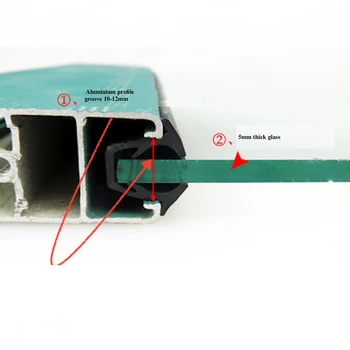 Stiklo U Kanalo Tarpinė EPDM Gumos Įvyniojimas Sandarinimo Juostos Duris, Langą U Formos Profilio Pleišto Tarpiklis 8x13mm Juoda Skaidri