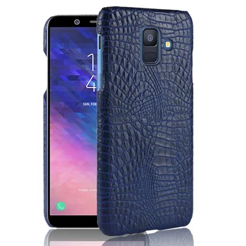 Subin Samsung Galaxy A6 Atveju Retro Krokodilo Odos Apsauginis Dangtelis Skirtas Samsung Galaxy A6 2018 Telefono Maišelį Atveju