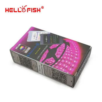 Sveiki Žuvų DC12V 6A Bluetooth RGB Valdiklis 3528 5050 LED Juostelės, Suderinamą su IOS 6.0 ir 
