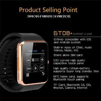 T6 Smart Žiūrėti Visą Touch Smart Watch Vyrai Moterys Android 2021 Smart watch Kraujo Spaudimas Smart Watch Vyrų Xiaomi 