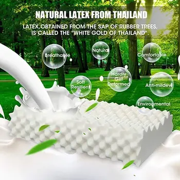 Tailando Gamtos Masažo Latekso Pagalvė