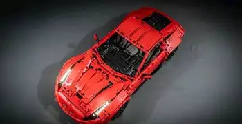 Technologijų kūrimo bloką ss-41271 F12 nuotolinio valdymo super automobilių sporto lenktynių asamblėjos žaislas automobilio modelį berniuko gimtadienio dovana